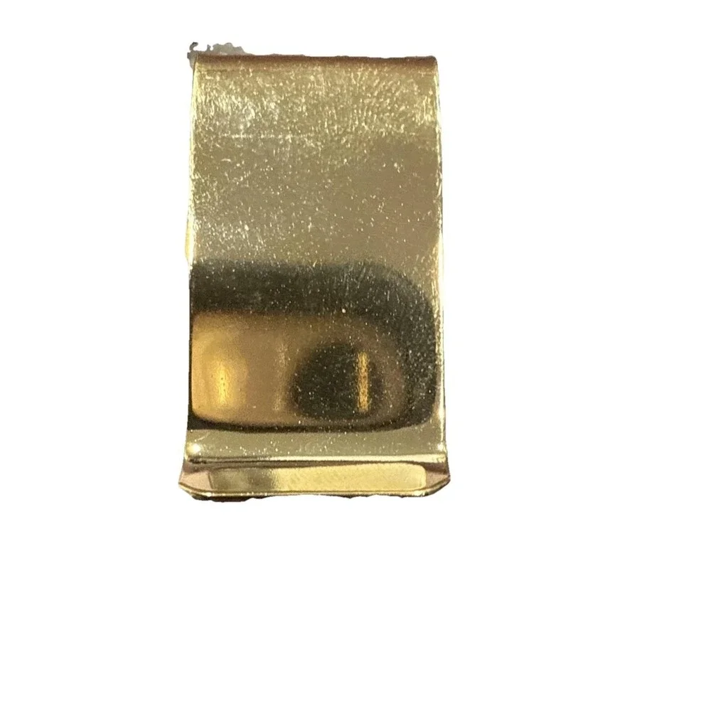 Vintage Money Clip with Dollar Sign Designe‎ - Goldtone